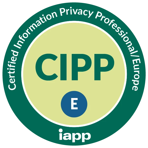 Certified Information Privacy Professional / Europe (CIPP/E)