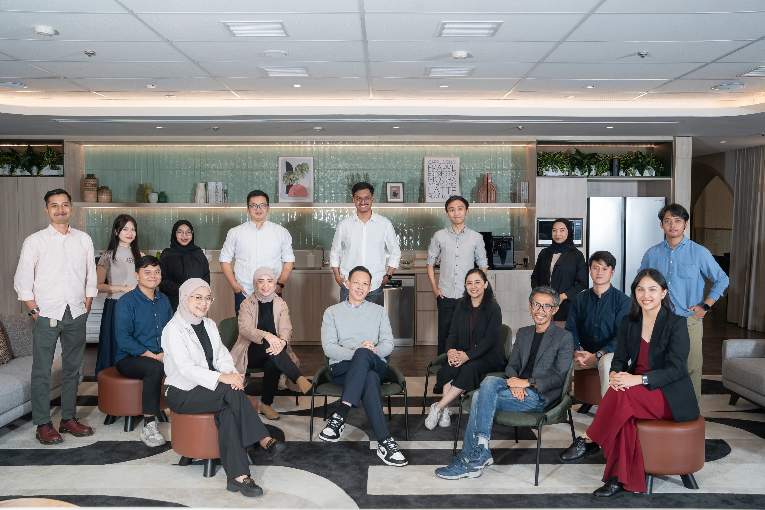 The Cisometric team gathered in the office
